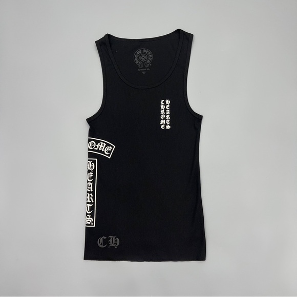 Chrome Hearts Black Tank Top